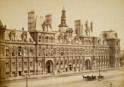 Hôtel de Ville, Paris by Charles Marville